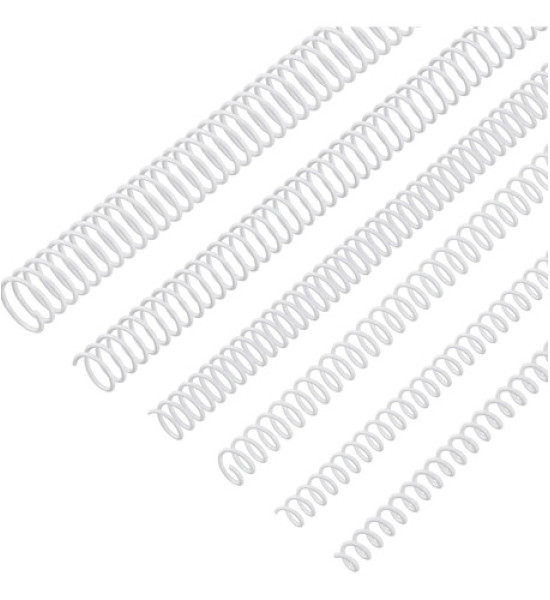 Espiral Plástico (Transparente), para Encuadernación en Tam. Carta. Tam. 1 3/8" (35 mm) - 291 hasta 310 hojas. Caja x 25 Unds.